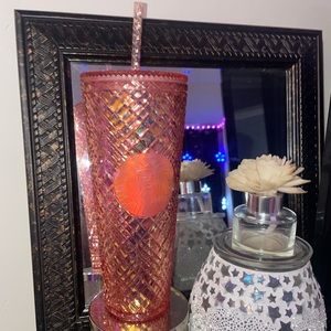 💋PINK Starbucks Cold Cup Tumbler, Venti-(valentines collection)